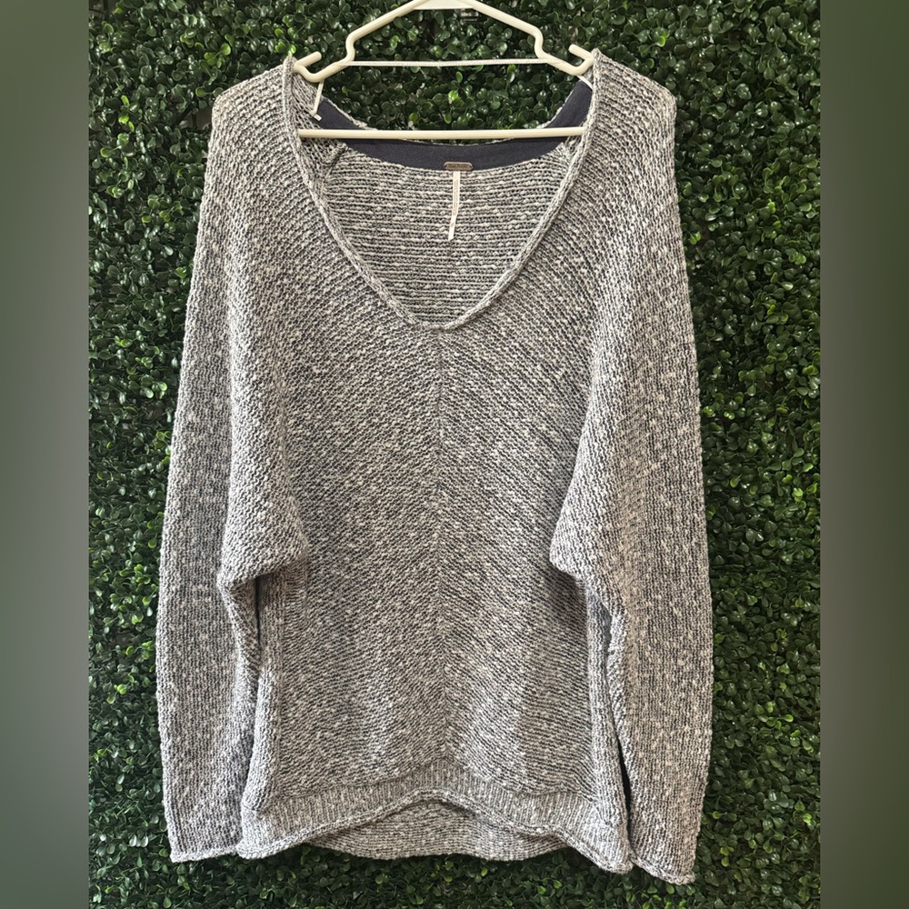 FREE PEOPLE BRIGHT LIGHTS OVERSIZED TUNIC SWEATER - Picture 6 of 11